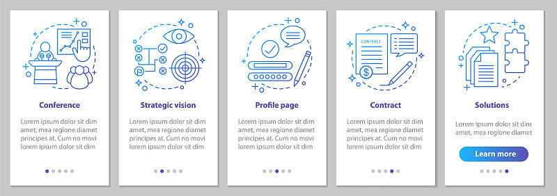 Solutions searching app screen