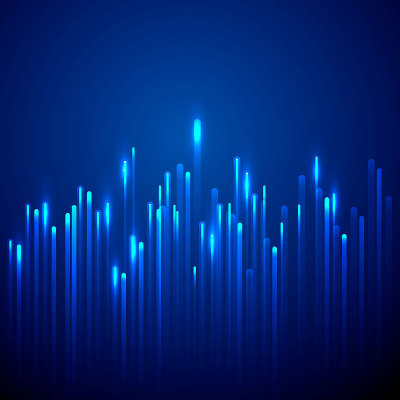 Abstract technology electrons background concept.