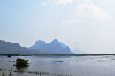山上有广阔的湿地