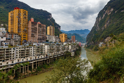Yanjingzhen城市视图