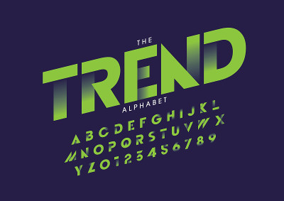 Stylized alphabet