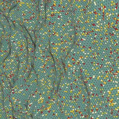 丰富多彩的马赛克背景。矢量插图。