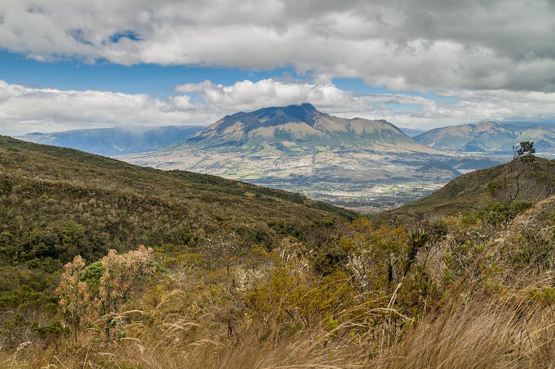 厄瓜多尔的英巴布拉火山