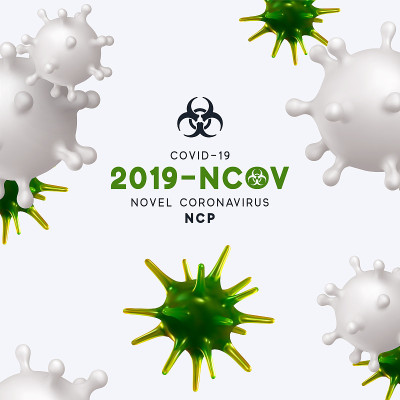 新型冠状病毒(2019 - ncov)。病毒Covid 19-NCP。冠状病毒是指单链RNA病毒。背