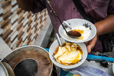 印尼街头食物，豆腐和豆腐