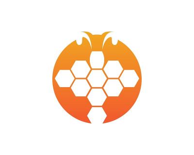蜜蜂图标矢量图