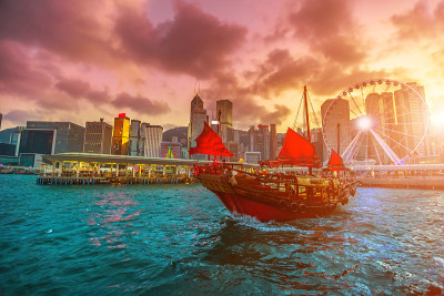 香港红帆舢舨