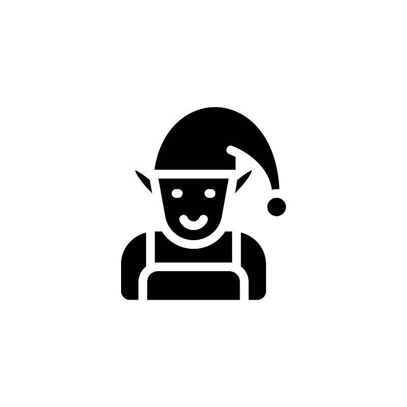 精灵图标矢量。标识