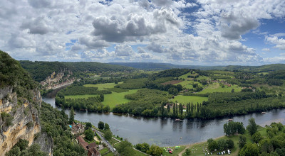 风景Périgord多尔多涅河
