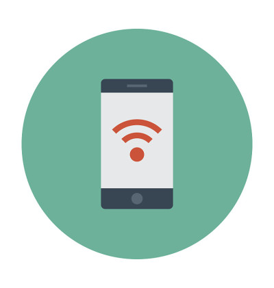 移动Wifi彩色矢量图标