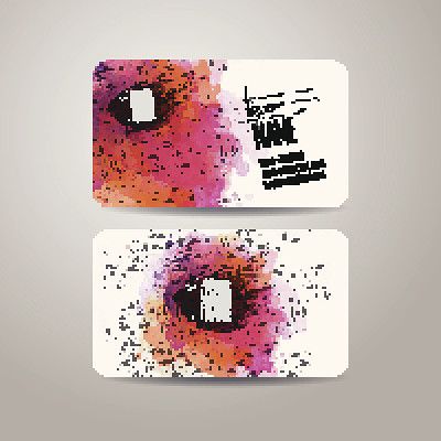 矢量模板名片