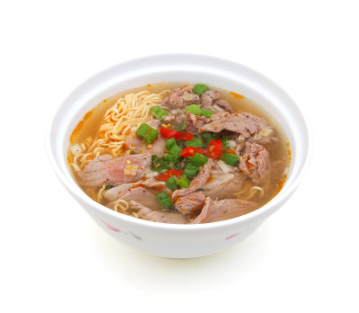 Mi goi，白肉面条汤