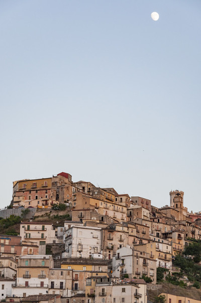 Corigliano Calabro，欧洲意大利卡拉布里亚镇的历史中心