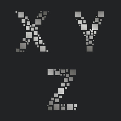 银字母