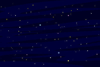 有星星的太空背景