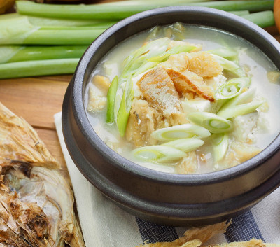 韩国食物青鳕干汤