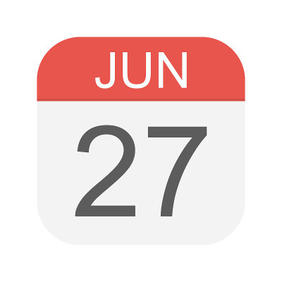 6月27日-日历图标