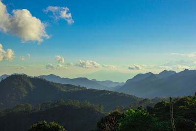清迈的山景