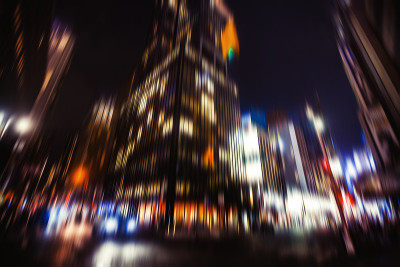 纽约市的照明和夜晚灯光