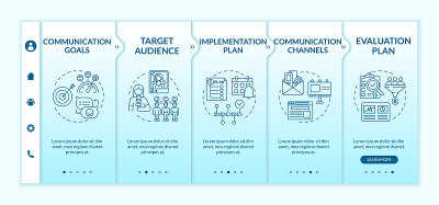 Communication strategy components onboarding vecto