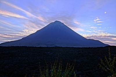 凌晨的皮科·多·佛戈火山