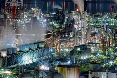 yokkaichi市植物夜景