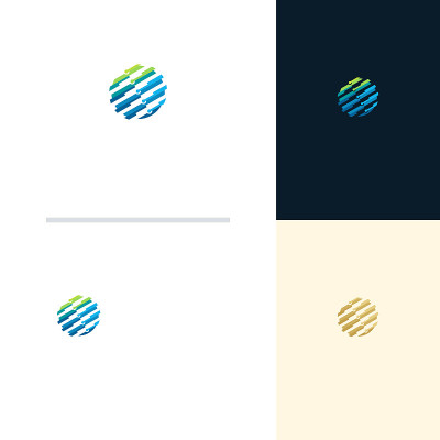 Global Tech Logo designs concept vector, Pixel Cir