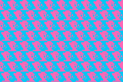 可爱幽灵的无缝图案(柔和的颜色)