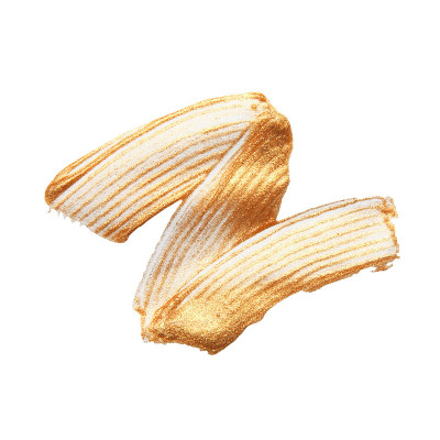 金黄色的唇彩样本分离