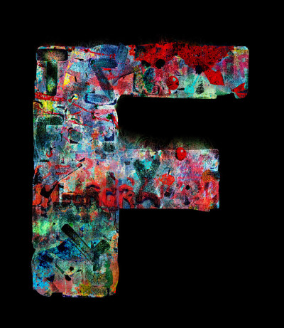 木制字母F