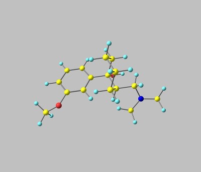 曲马多分子孤立在灰色