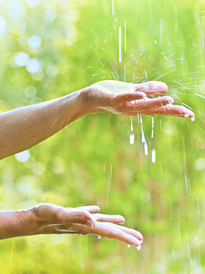 温暖的雨