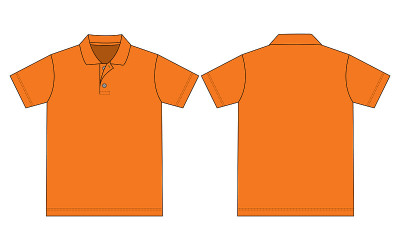 Polo Shirt Vector for Template