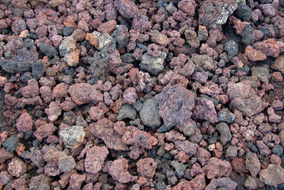 冰岛的火山岩