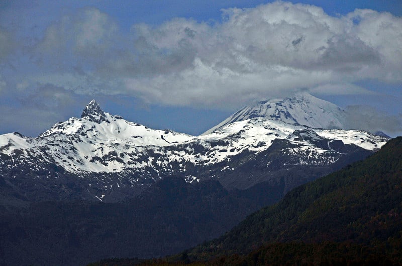 兰宁火山，塞罗昆基利尔，安第斯山脉科迪勒拉