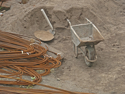 现场建筑材料