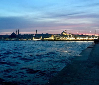 İstanbul博斯普鲁斯日落