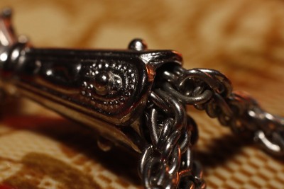 Islamic prayer beads head close up