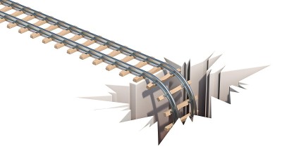 铁路碰撞概念3D