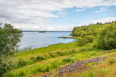 较低的湖。， Co fermanh, Northern Ireland