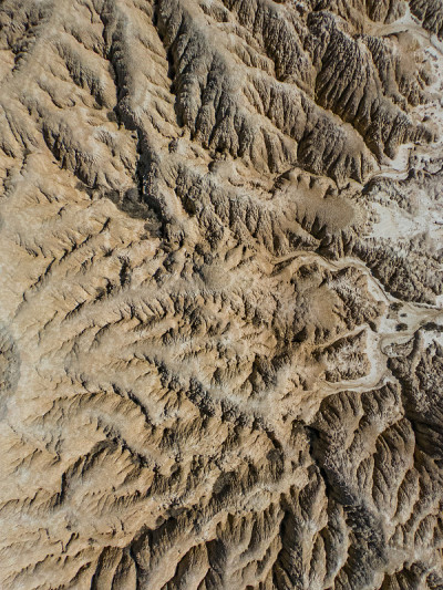 无人机Bardenas Reales Navarra的视图