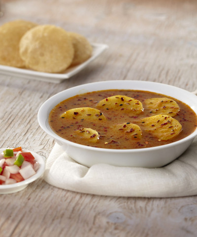 Aloo Raswala, Aloo sabji，印度食物