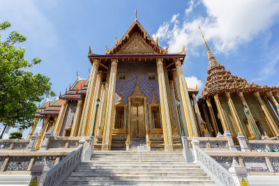 翡翠佛寺或玉佛寺，曼谷，泰国