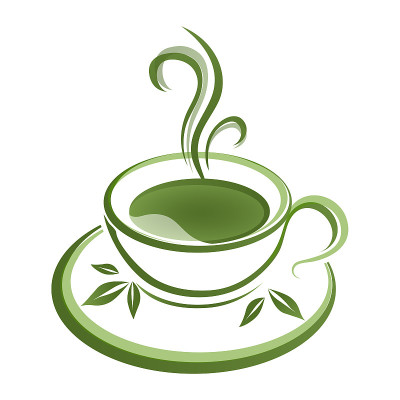 茶杯图标绿色grad