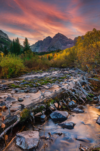 Maroon Bells Snowmass Wilderness USA