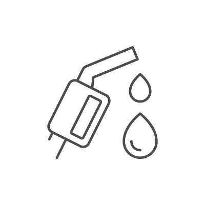 燃油喷嘴轮廓线图标
