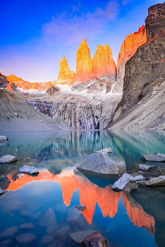 Torres del Paine，巴塔哥尼亚，智利