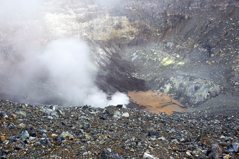 玛纳多的洛肯火山火山口