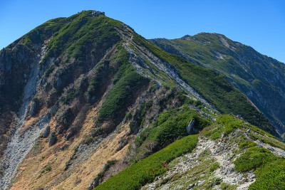 深秋的kisokomagatake山