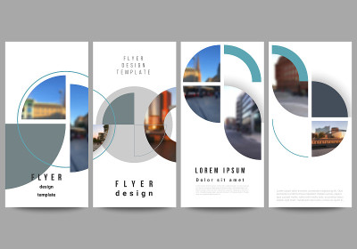 Vector layout of flyer, banner design templates fo